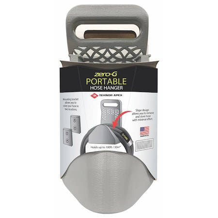 Zero-G Teknor Apex Zero-G 100 ft. Gray Wall Mounted Hose Hanger HM-100